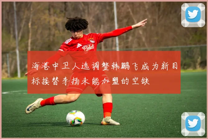 海港中卫人选调整韩鹏飞成为新目标接替李扬未能加盟的空缺